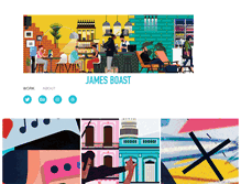 Tablet Screenshot of jamesboast.com